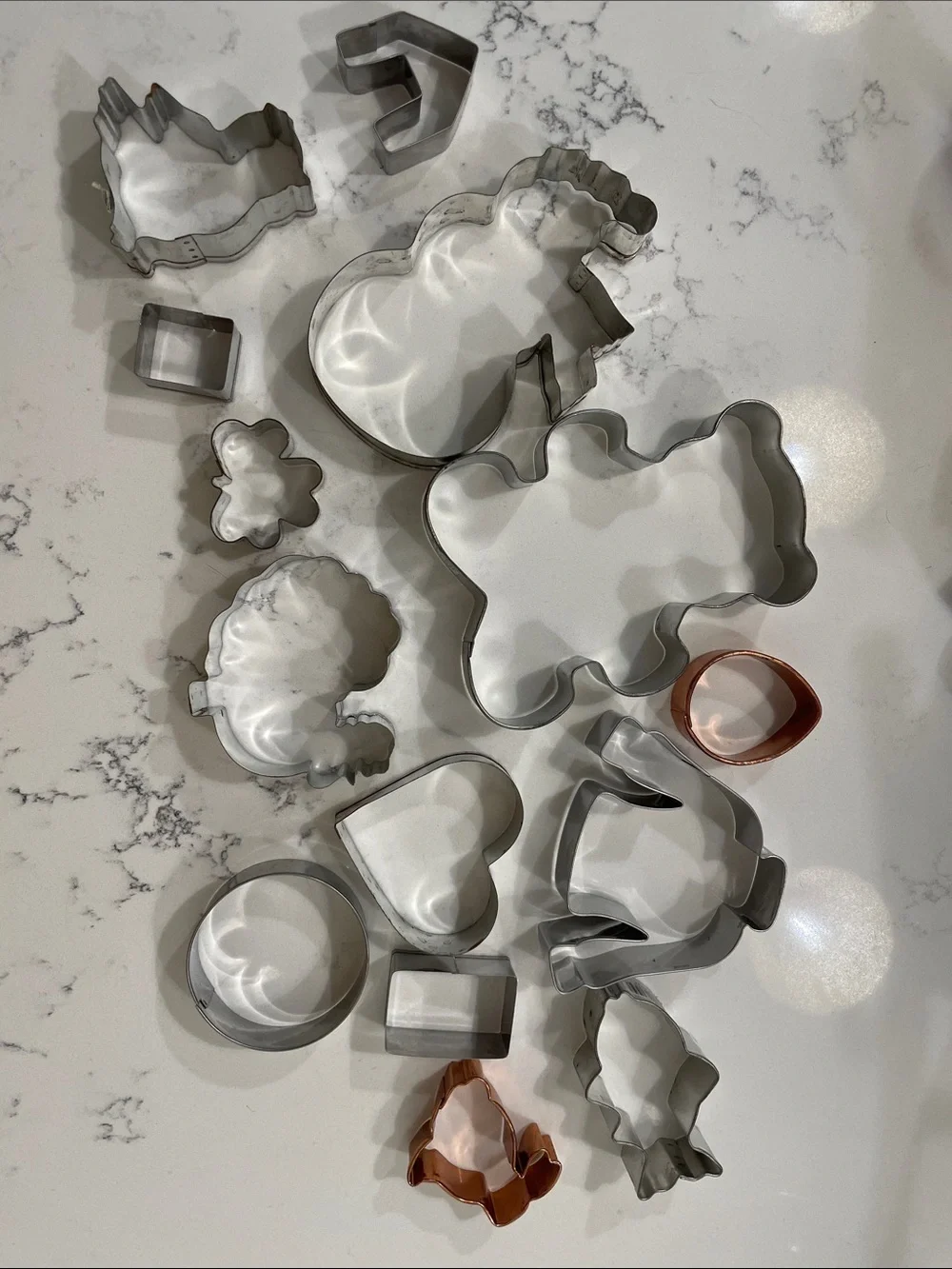 Assorted Stainless Steel Cookie Cutter Set - Silver